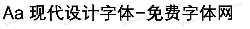 Aa 现代设计字体字体转换